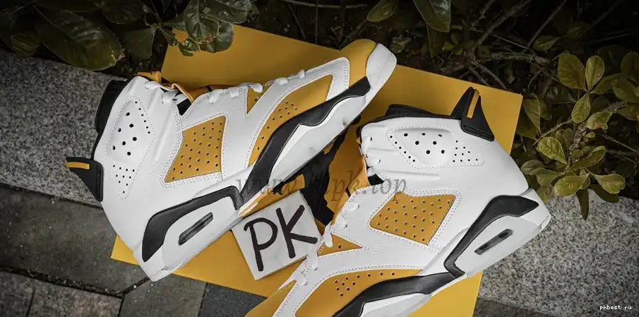 MATERIALS Retro RETAIL GOD READY TO Yellow Ochre PK 6 SHIP Jordan 0629